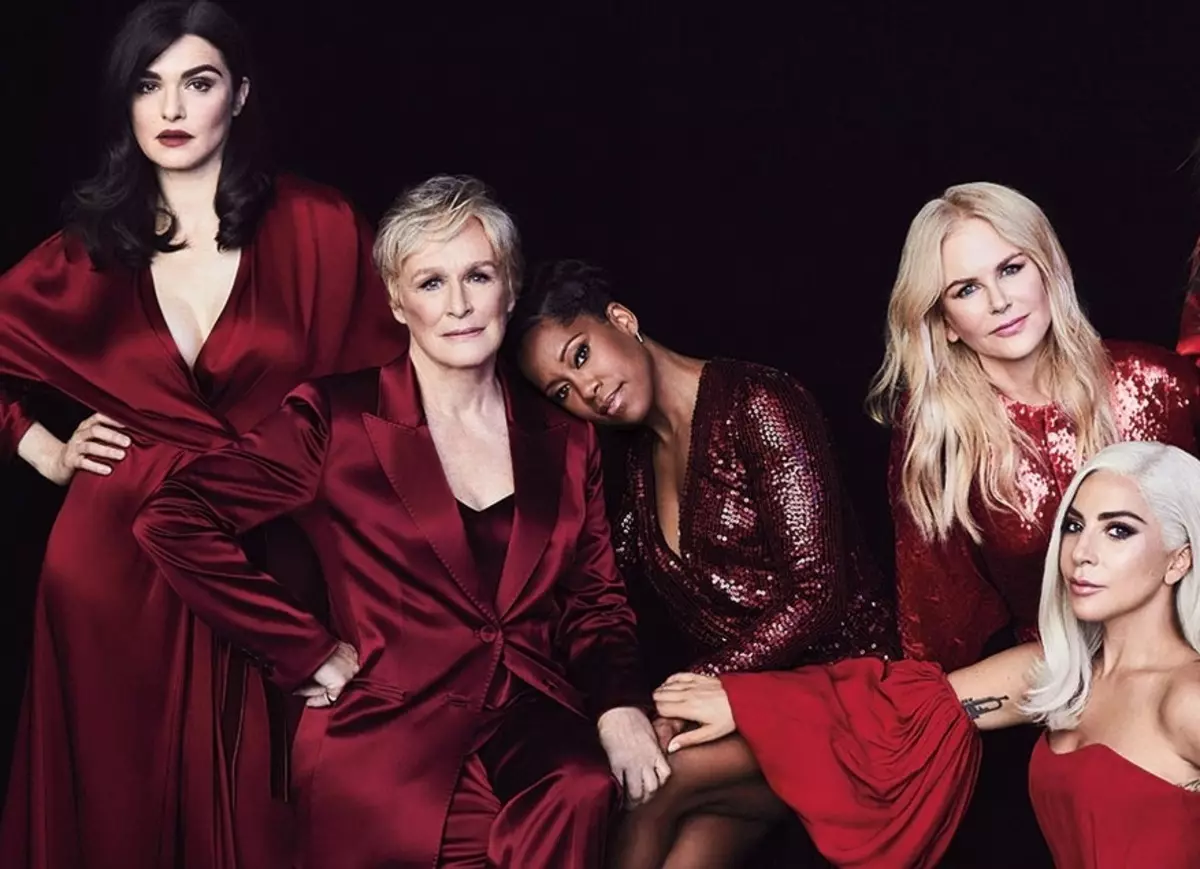 Potential heroines "Oscar": Lady Gaga, Nicole Kidman and other stars in a photoset for THR