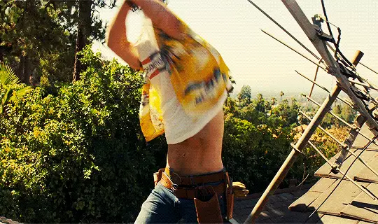 Shirtless Scene in 