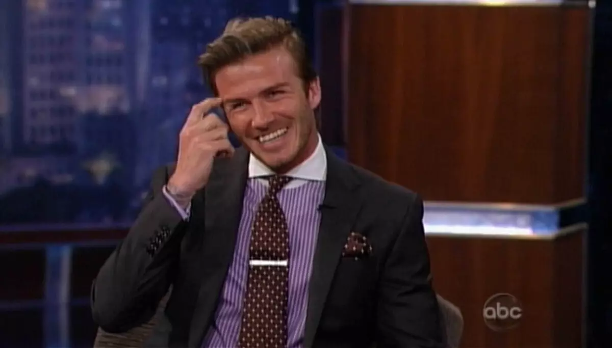 David Beckham Shaw Jimmy Kimmel-də