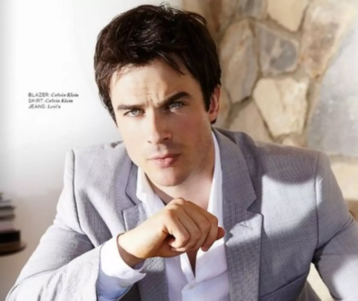 Ian Somerhalder in the icon magazine. Fall 2013