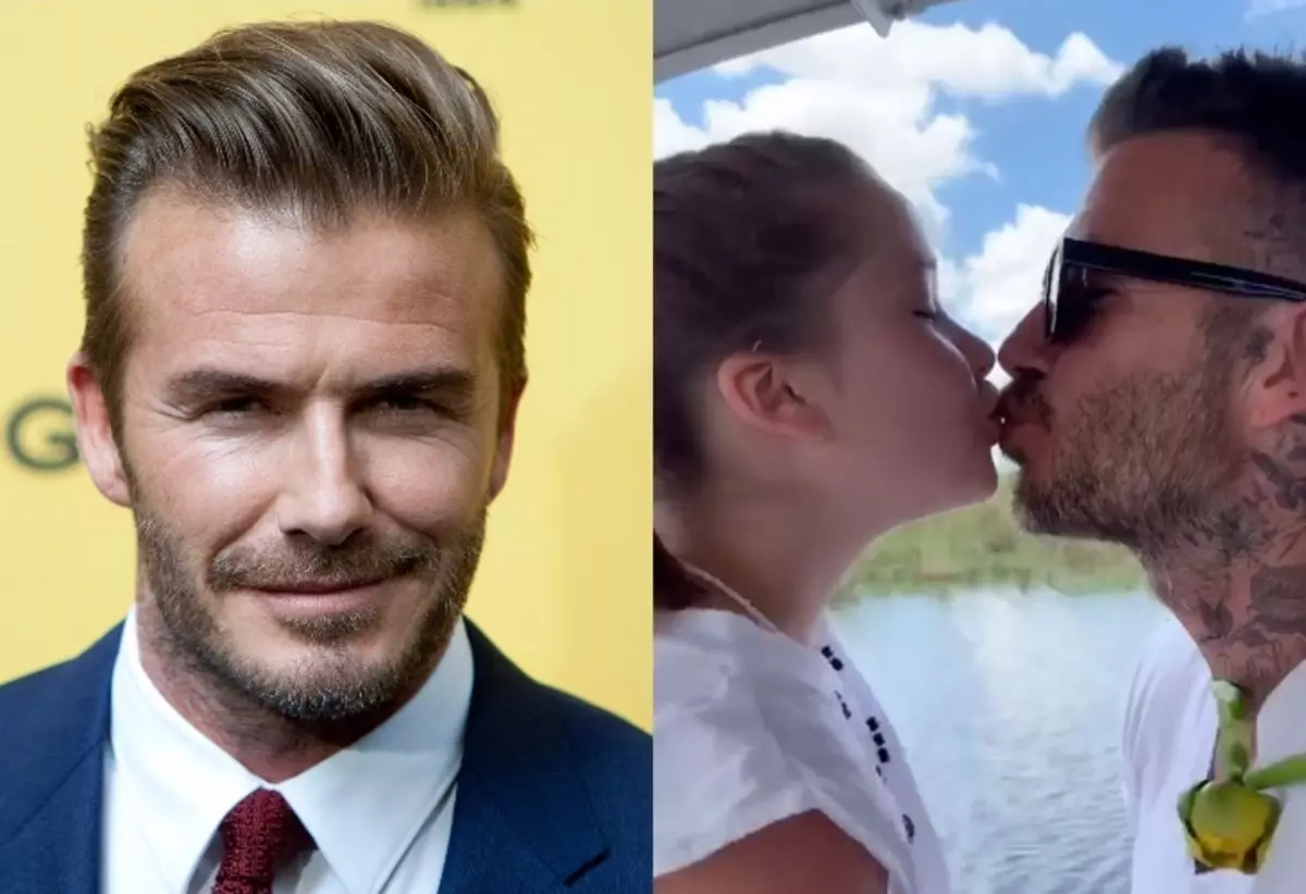 Pier Morgan condemnat a David Beckham per un petó amb la seva filla: "És terriblement"