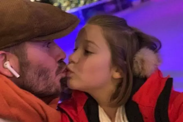 Pier Morgan condenado David Beckham para um beijo com sua filha: 