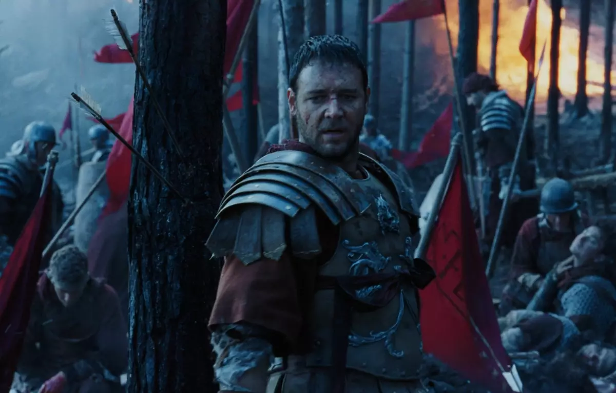 Russell Crowe va admetre que l'escenari original de Gladiator era terrible