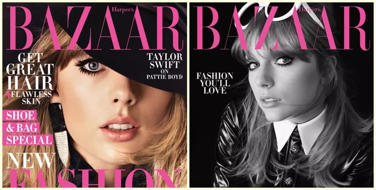 Foto: Taylor Swift decorou a capa do novo número de Harper's Bazaar