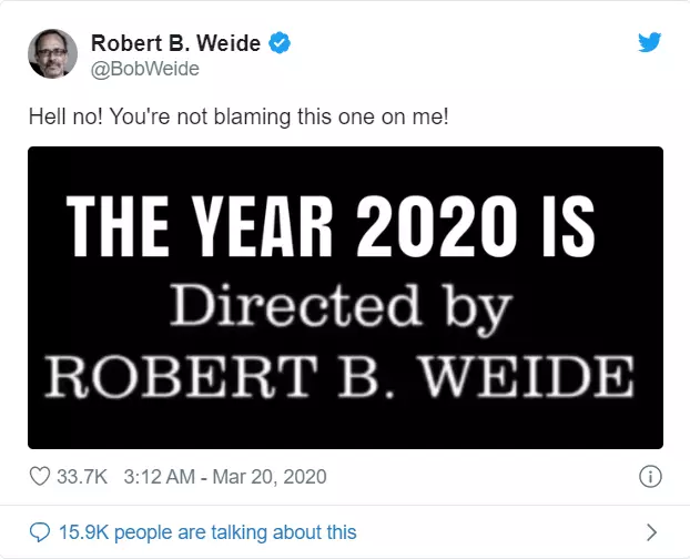 El director del miembro de Hero Robert B Wyidi pidió que no lo culpara por un éxito de 2020 106292_2