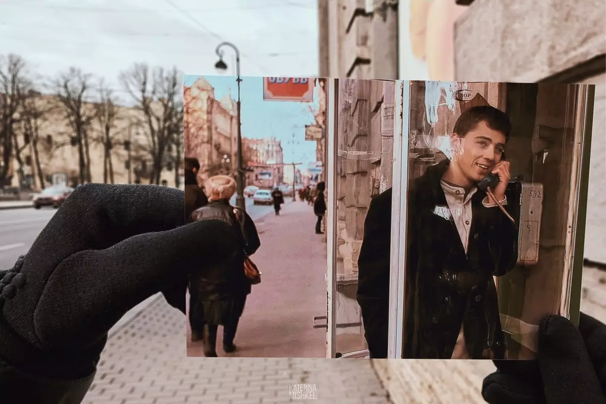 Jak zmienił się St. Petersburg: zdjęcie miasta porównano z ramkami filmu 
