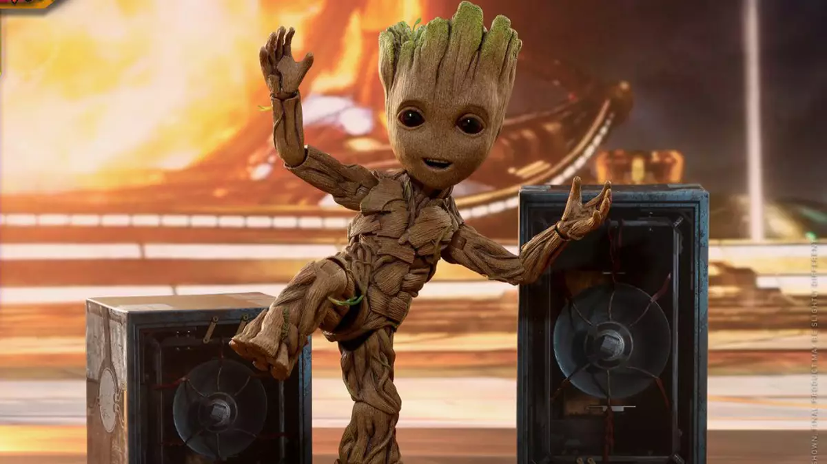 James Gunn megmutatta, hogy a baba baba táncát rögzítették a "Galaxy 2 őrzőiért"