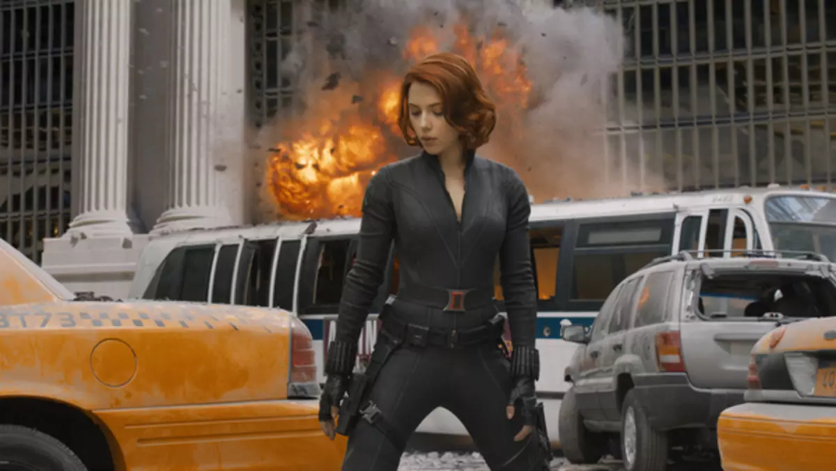 Avengers in Moskou. Scarlett Johansson (Black Widow) 108873_2