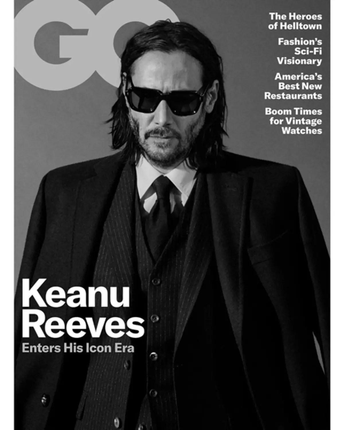 罕见的照片会议：Keanu Rivz出演出版物GQ和高兴的粉丝 109491_1