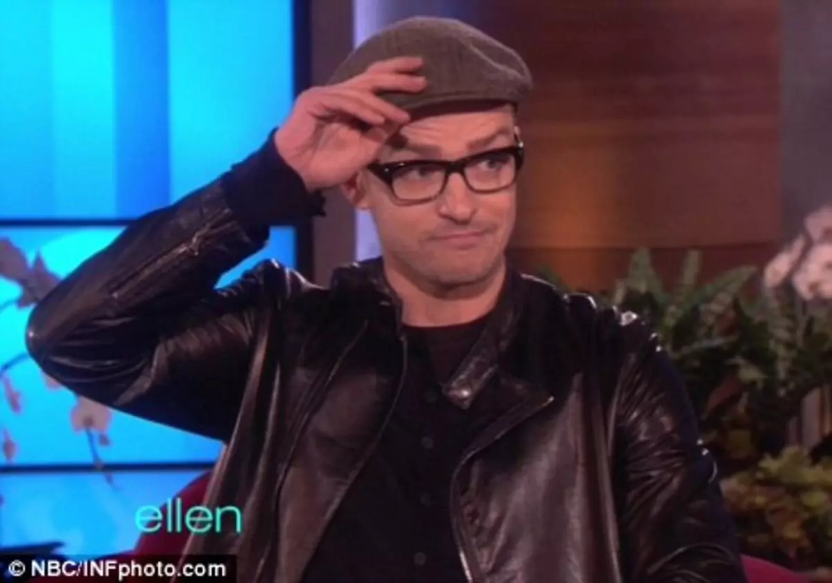 Justin Timberlake juu ya show ellen degennheres.