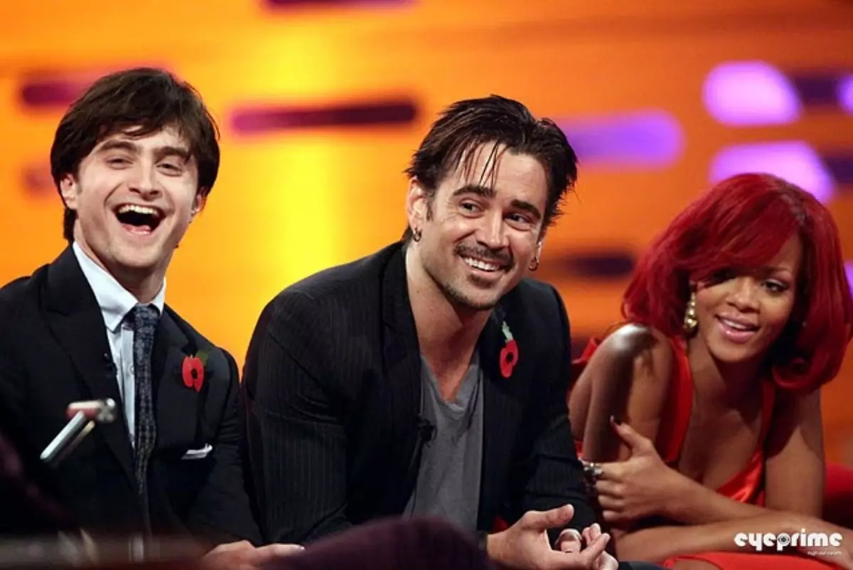 Video: Rihanna in Daniel Radcliffe na Grahamu Norton Show