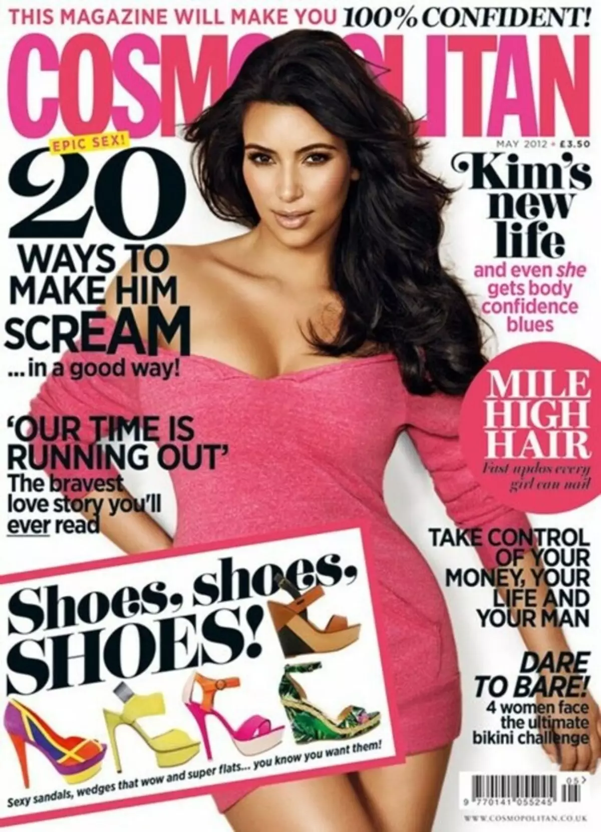 Kim iyo Chloe Carrachisisisinis ee ku saabsan joornaalka Cosmopolitan ayaa daboolaya. Maajo 2012.