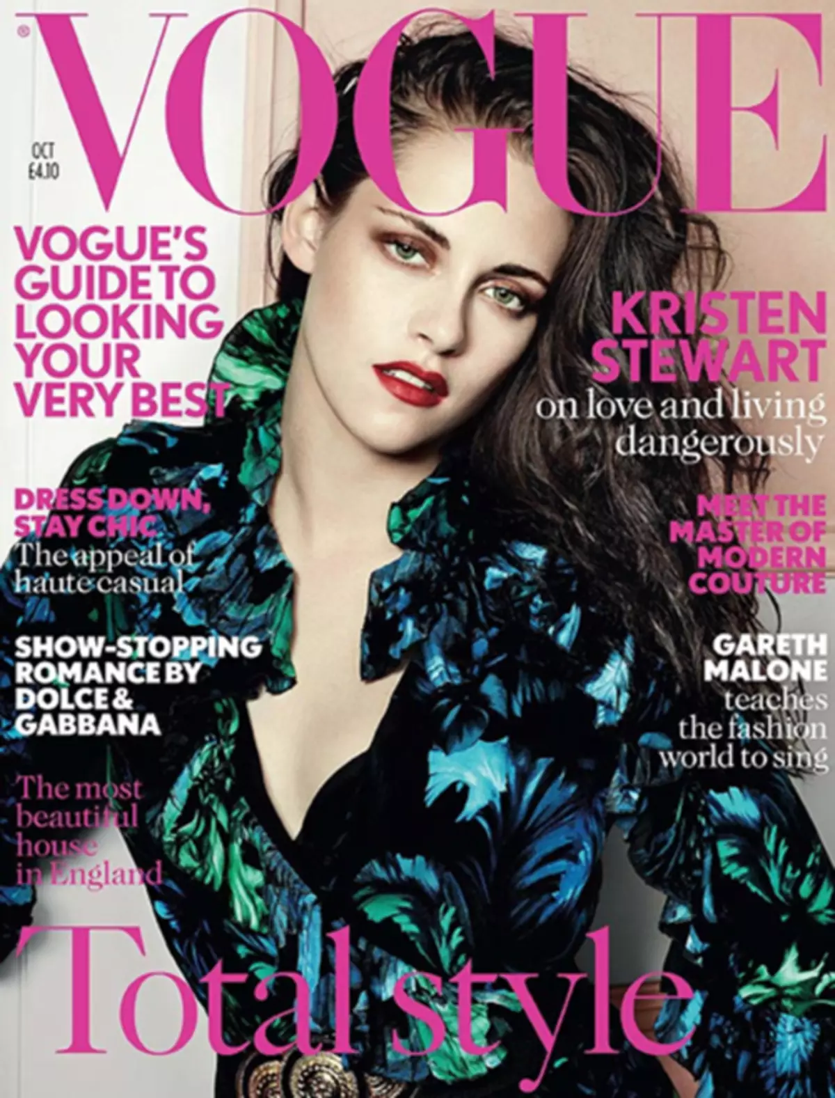 Kristen Stewart u časopisu Vogue Velika Britanija. Oktobar 2012.