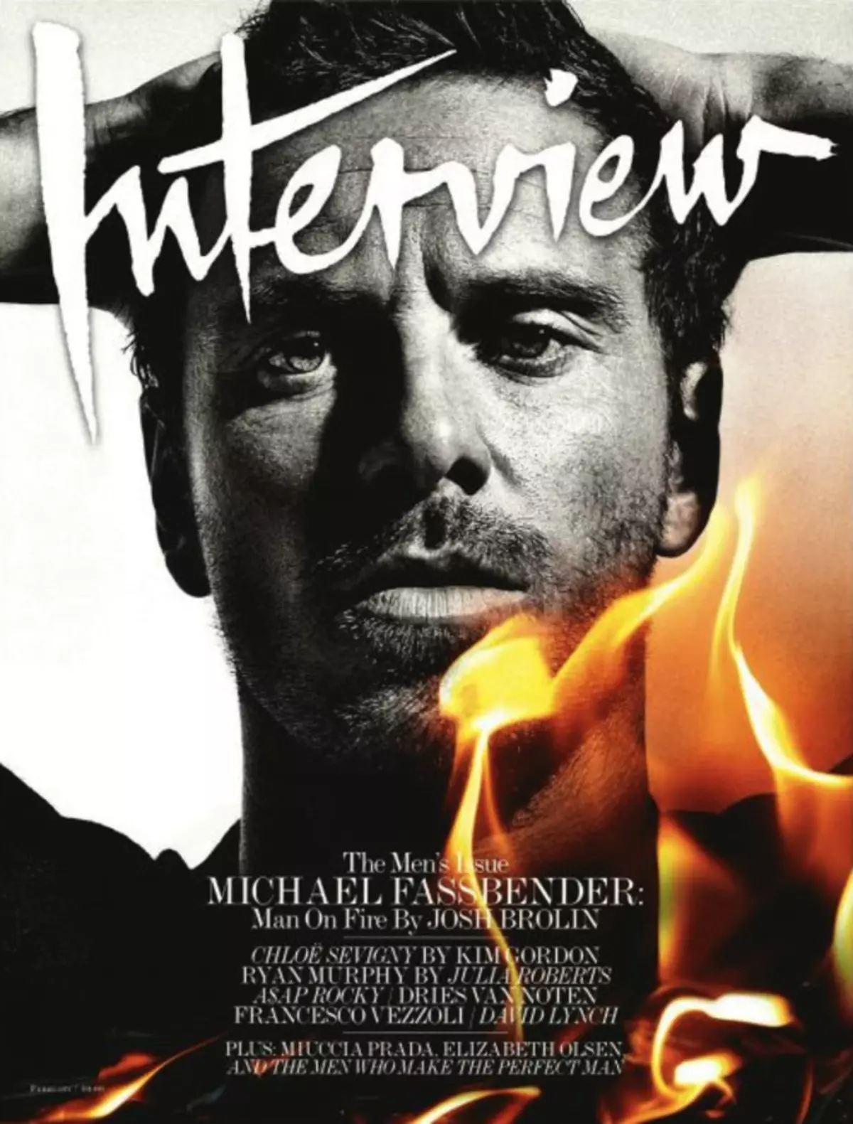 Michael Fassbender en la intervjuo. Februaro 2012.