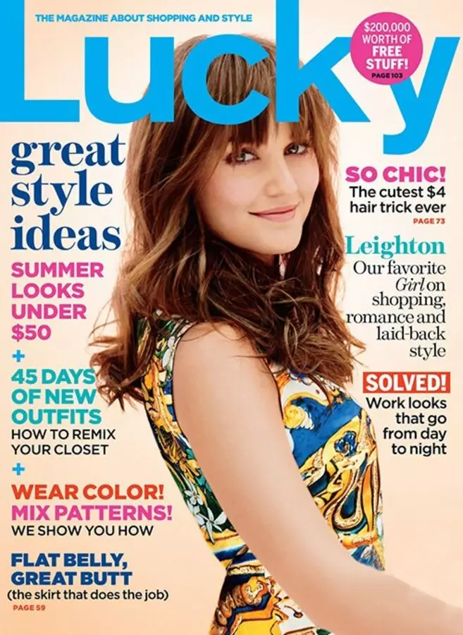 Leighty Mr. i Lucky Magazine. Juli 2012.