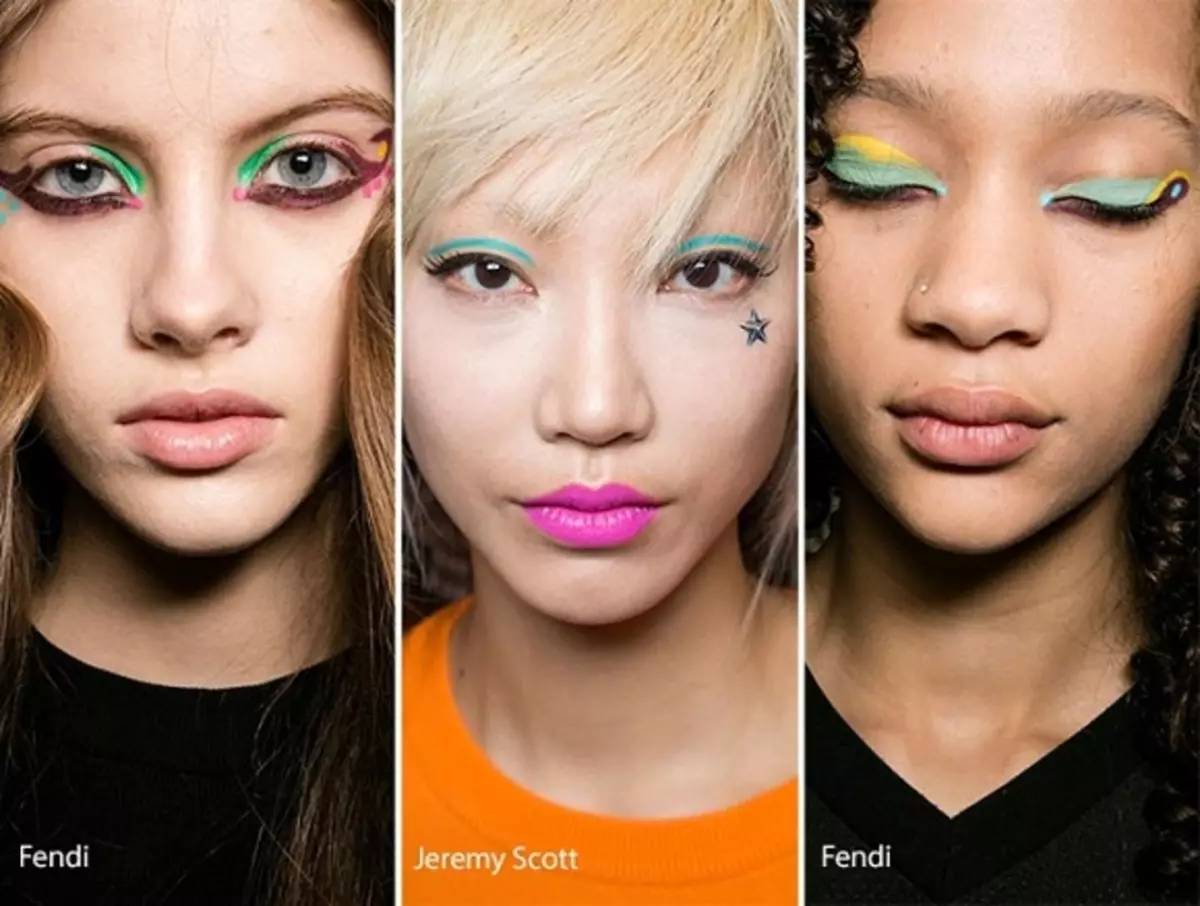 Mwelekeo wa Makeup Mwelekeo Autumn-Winter 2016-2017: Picha.