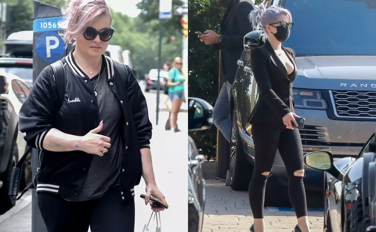 Daha əvvəl və sonra: Kelly Osborne Paparazzi fotoşəklində gözəl bir rəqəm nümayiş etdirdi