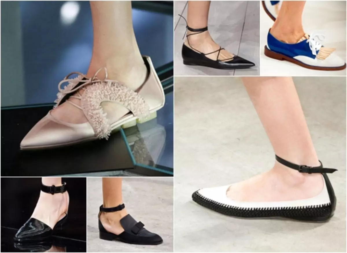 Sapatos femininos das mulheres primavera-verão 2015: Fotos que os modelos estarão na moda 117563_1
