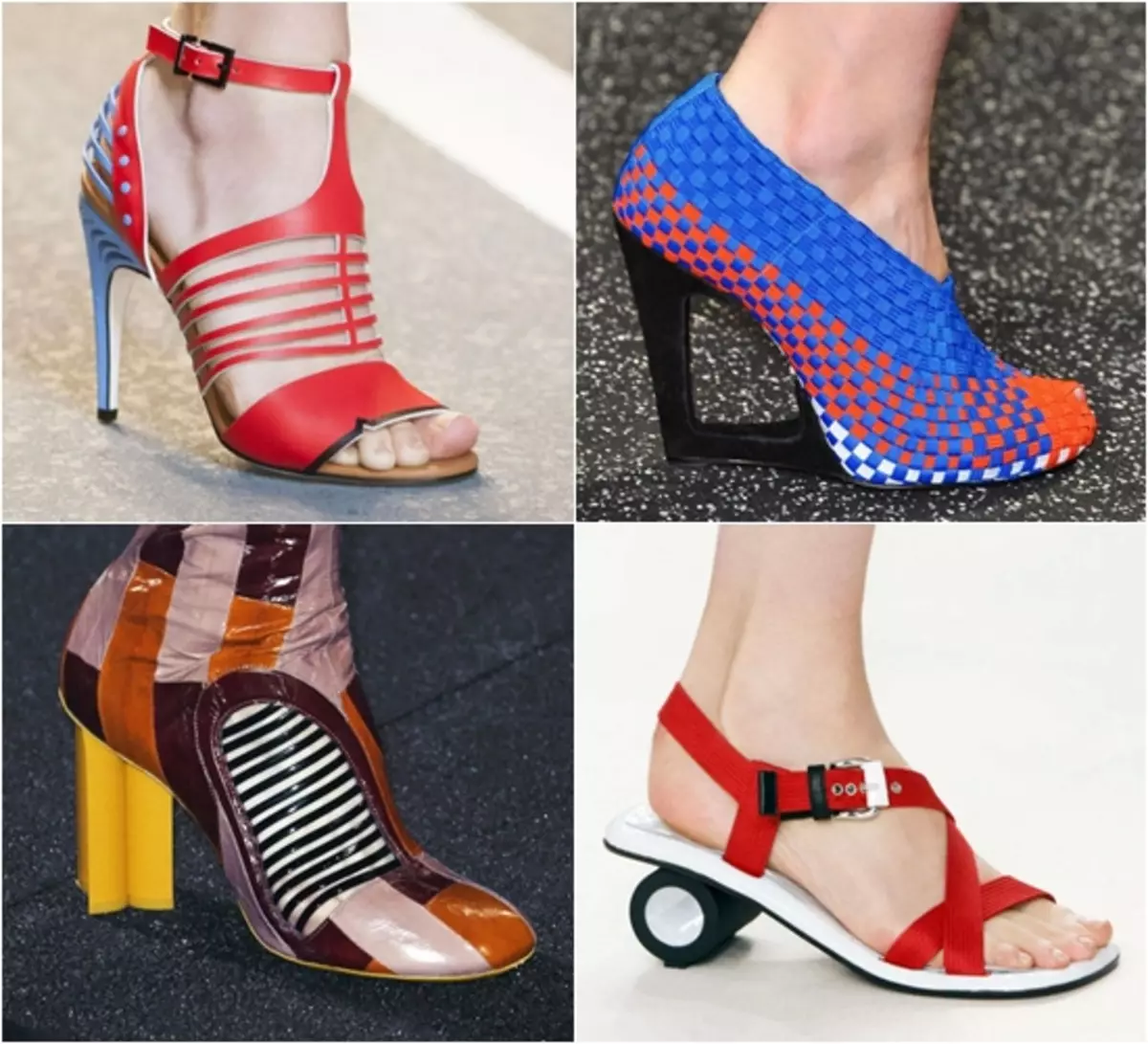فیشن خواتین کے جوتے بہار-موسم گرما 2015: تصاویر جو ماڈل فیشن میں ہوں گے 117563_2