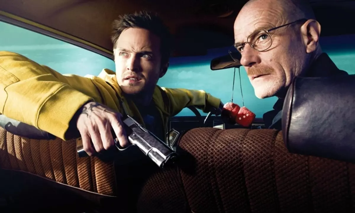 Aaron Paul i Brian Cranston w kształcie fanów przez szybki kontynuację "We wszystkich poważnych"