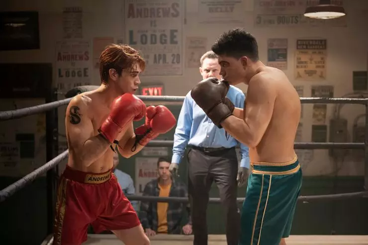Boxer Archie en nuevos marcos de la quinta temporada 
