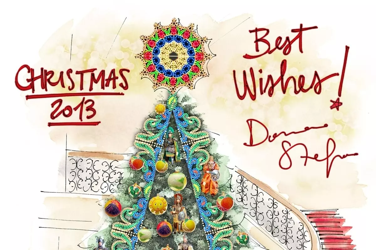 Dolce & Gabbana crea un arbre de Nadal per a l'hotel Claridge