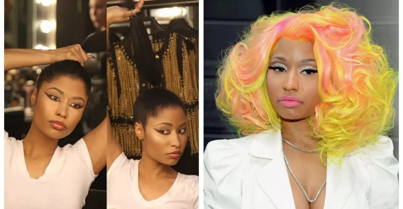 Fra Ariana Grande til Kim Kardashian: 6 stjerner som bærer parykker - hva ser deres virkelige hår ut? 122009_3