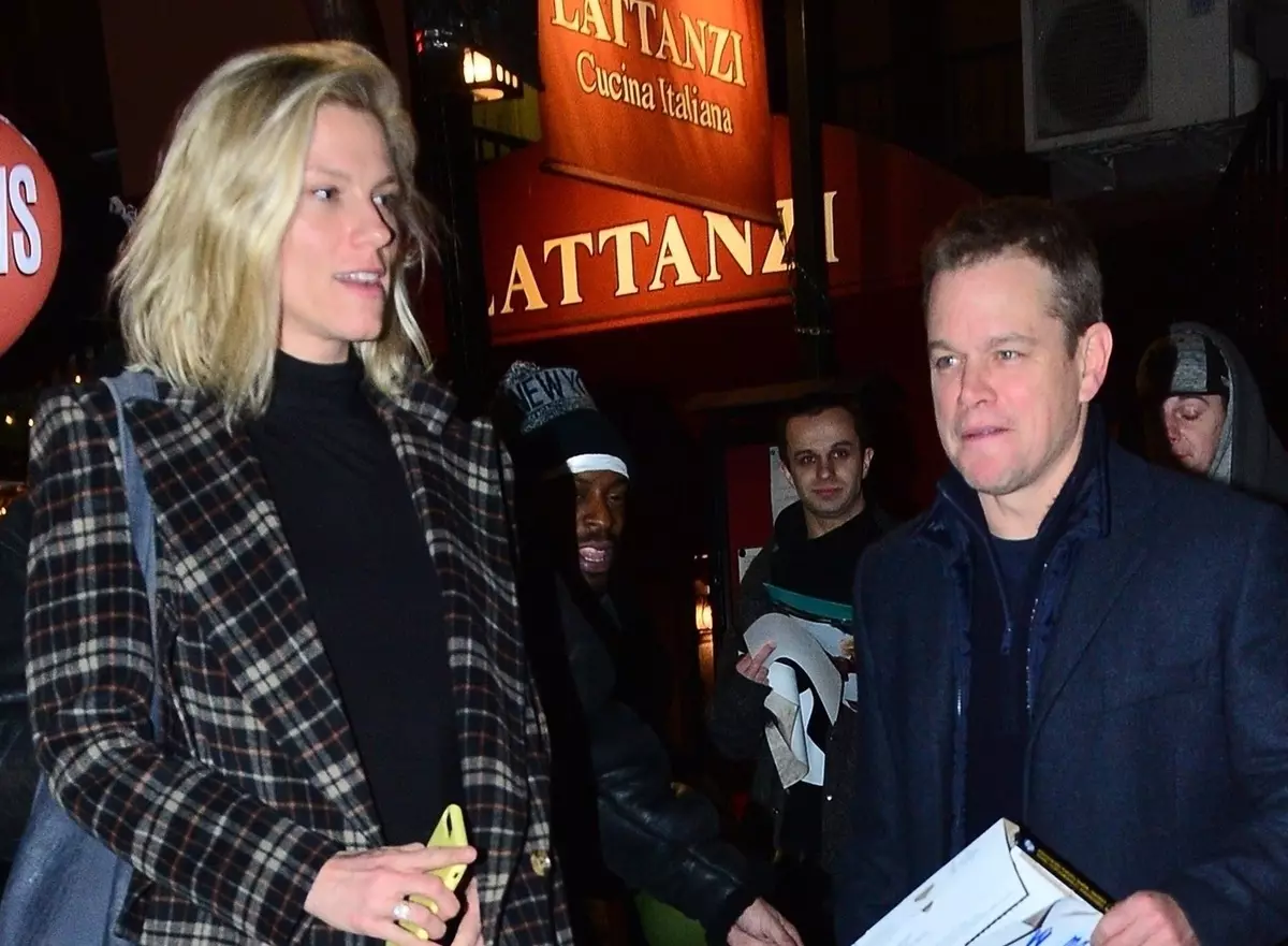 ეს არის მხრივ: Matt Damon dined ყოფილი გოგონა ბენ Affleck