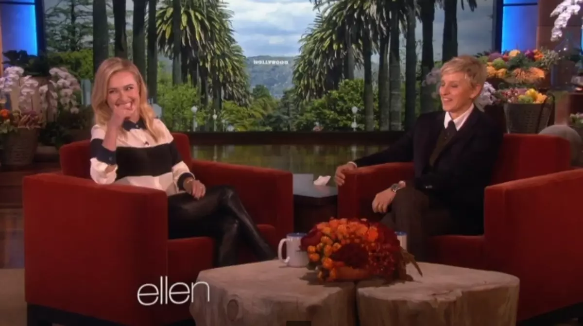 Hayden Panteur ing Show Ellen Dedgenes