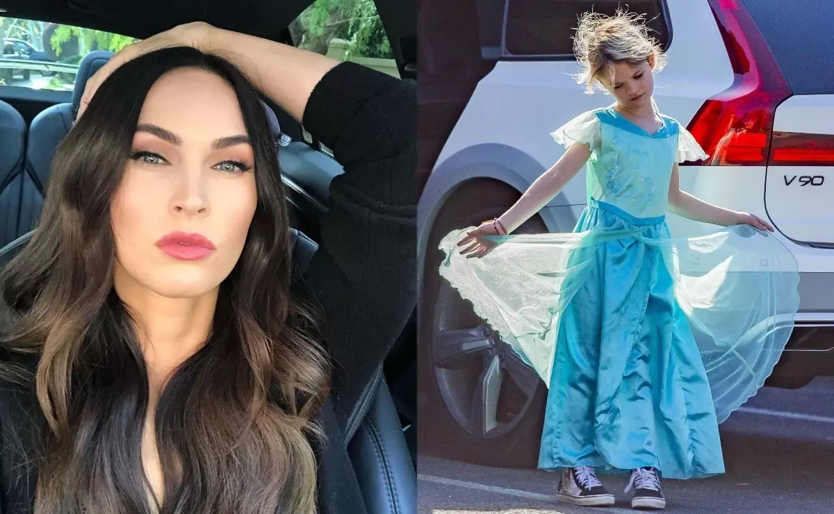 Foto: Son Megan Fox va capturar la princesa vestida Elsa del "cor fred"