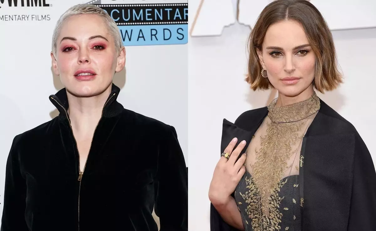 Rose McGouen revealed the hypocrisy Natalie Portman after her release in the "feminist" dress