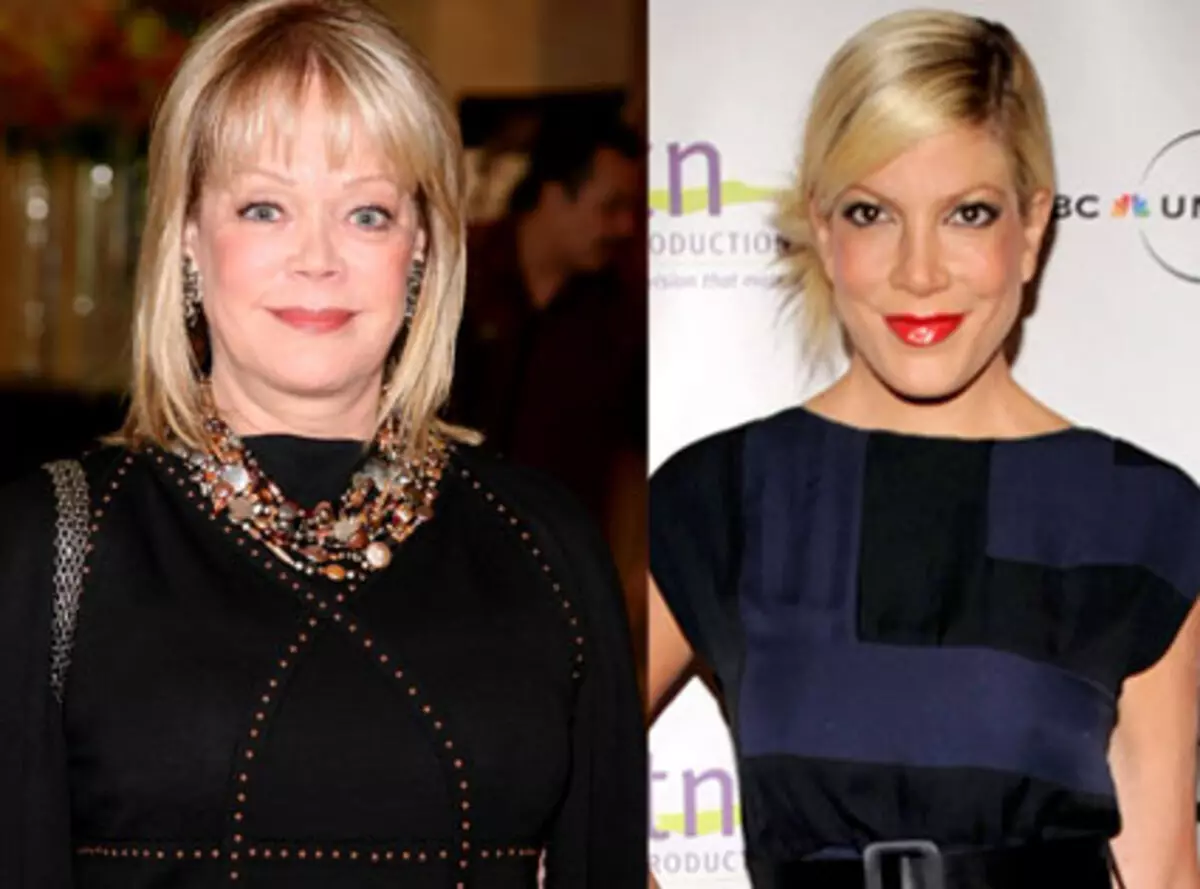 Whyima Tori Spelling ji dayika xwe hêrs dibe?