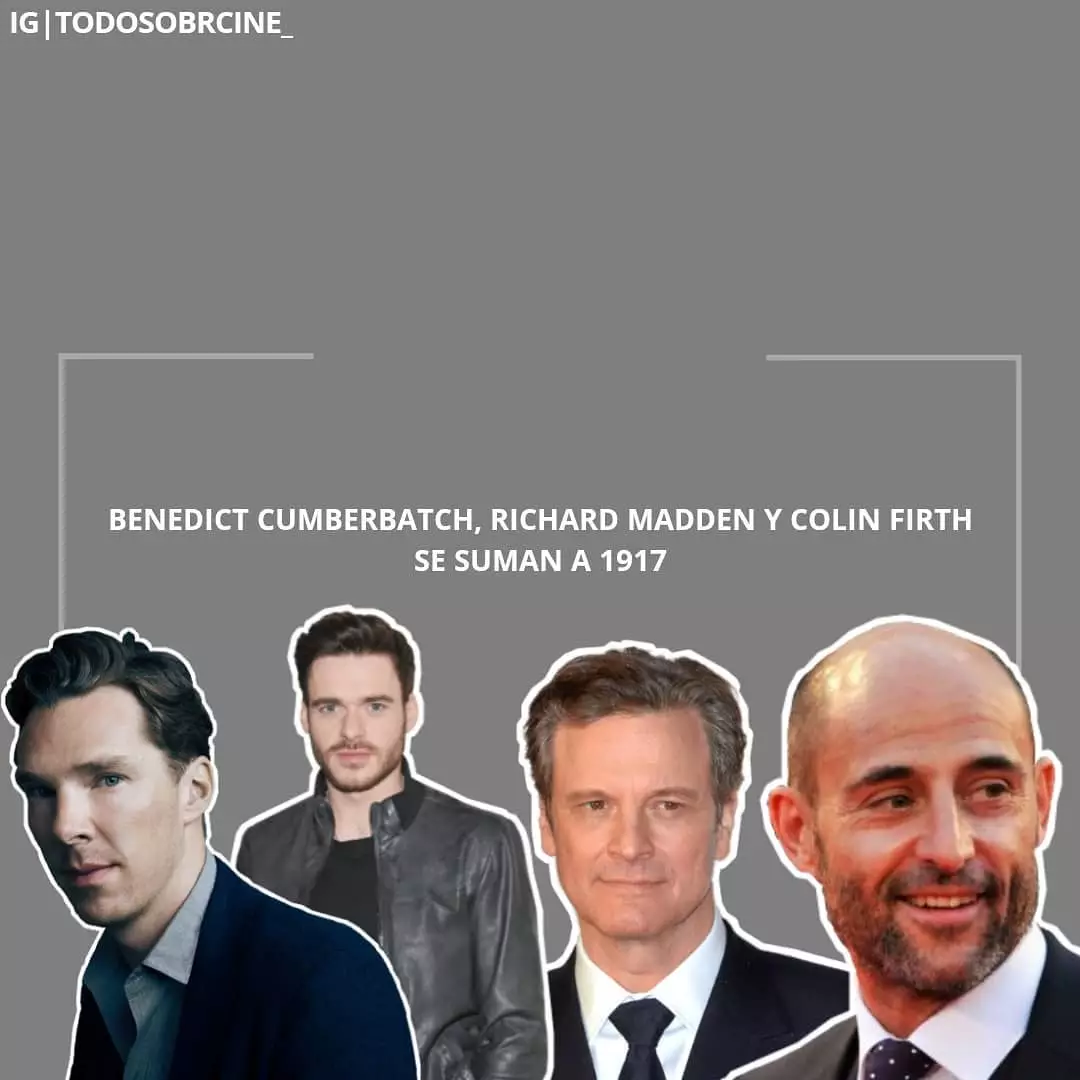 Uku ndiko kukanda: Benedict Cumberbatch, Richard Madden uye Colin Furh achabvisa mumuto wemauto 