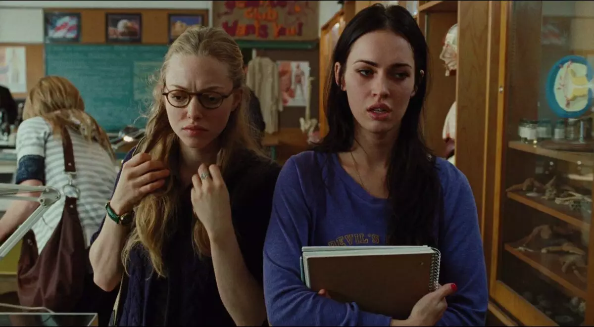 Megan Fox fortalte om kysset med Amanda Seyfried i "Body Jennifer": "Hun var ikke glad."