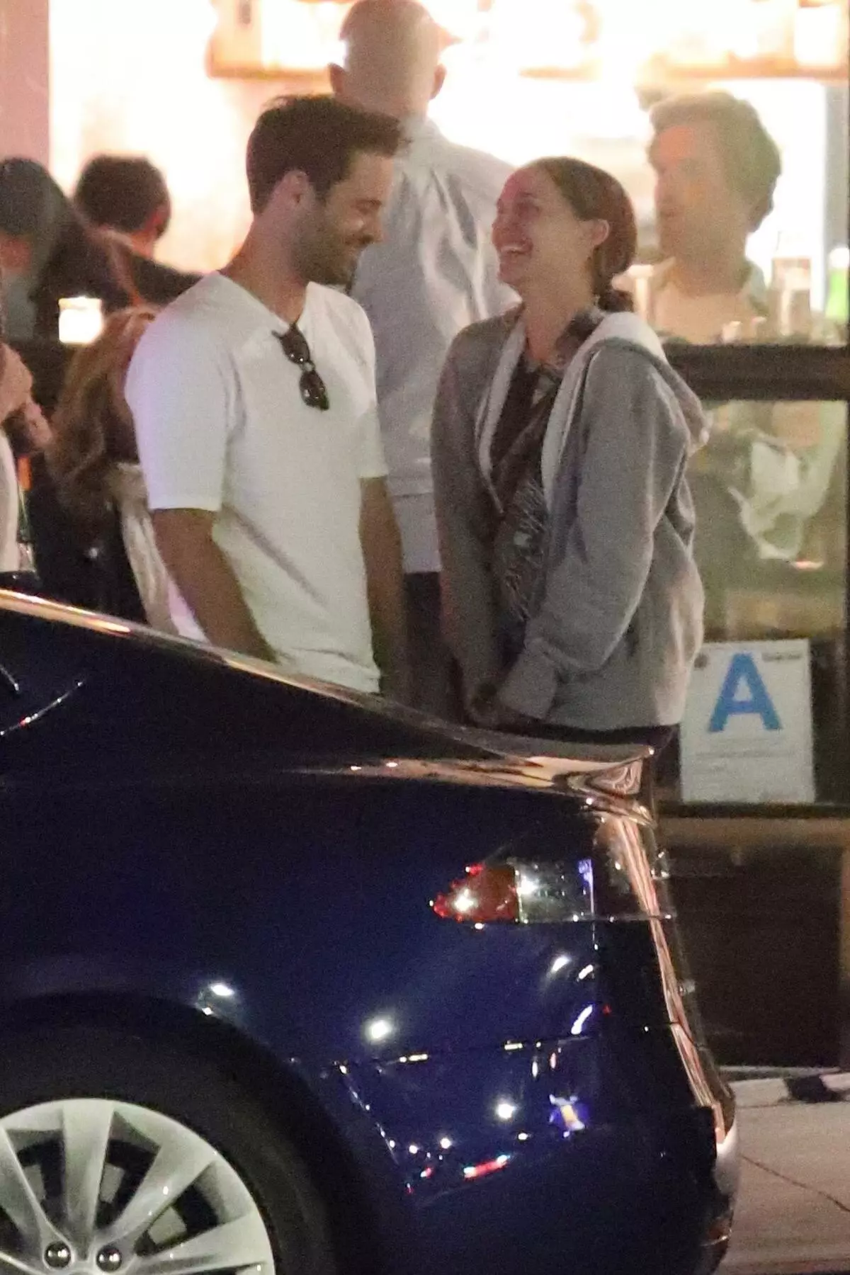 Very nice: Natalie Portman on a romantic dinner with her husband in Los Angeles 126165_6
