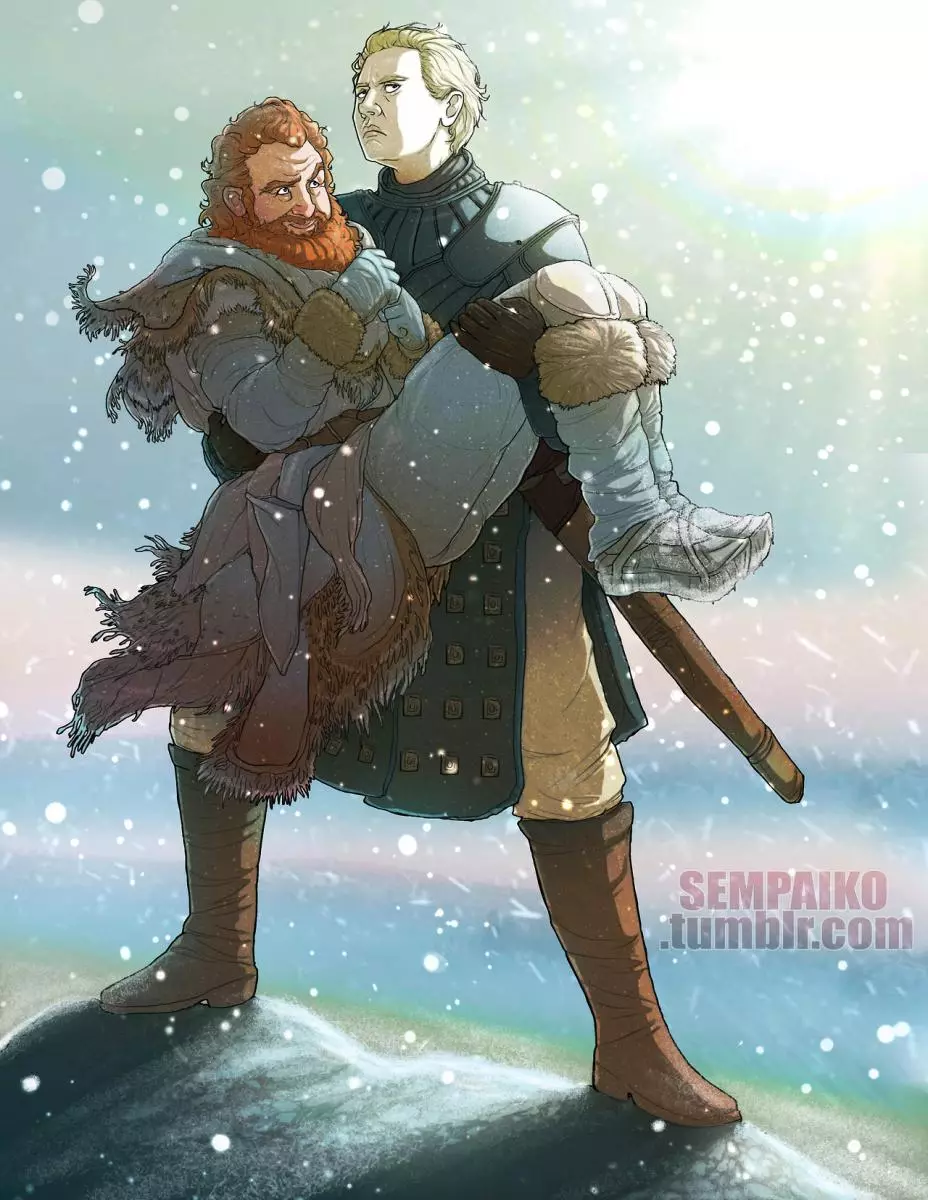 Christopher Khivev dixo como Tormund e John Snow asumiron despois de saír pola parede 127128_2