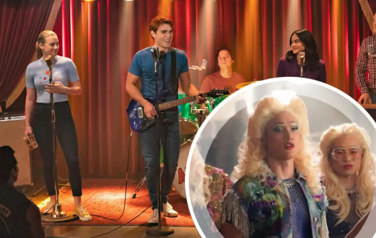 Killar i peruker: Ljusa skott från den musikaliska episoden av den 4: e säsongen "Riverdale"