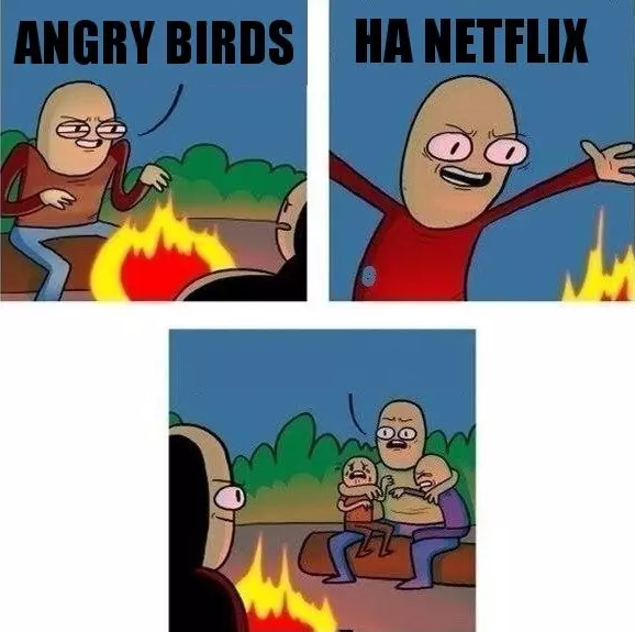 Ny hadalàna fahavaratra: ny Netflix dia hanaisotra ny andiany amin'ny lalao Angry Birds 127540_2
