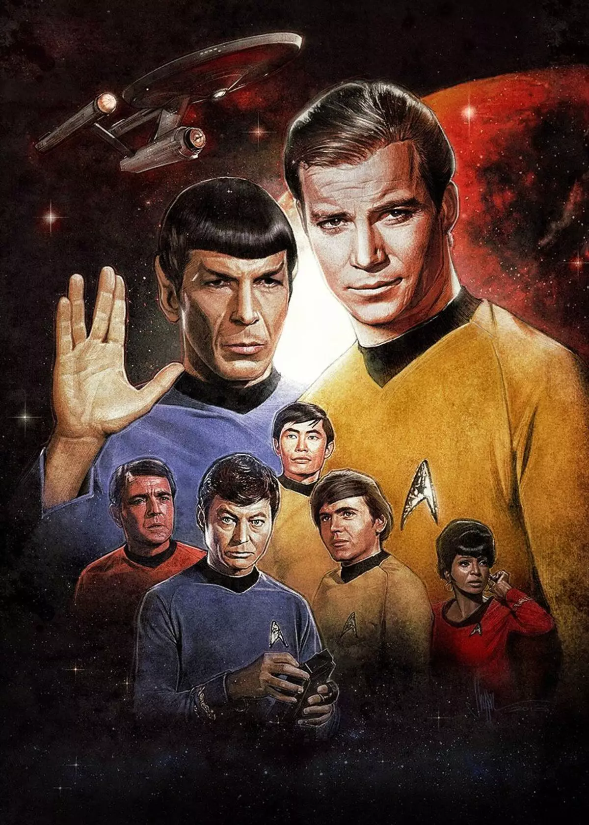 Kabtan Kirk iyo Spock: William Shetner ayaa xusuusta ah ee Leonard NMIMOy oo ka imanaya wadada xiddigaha 127609_1