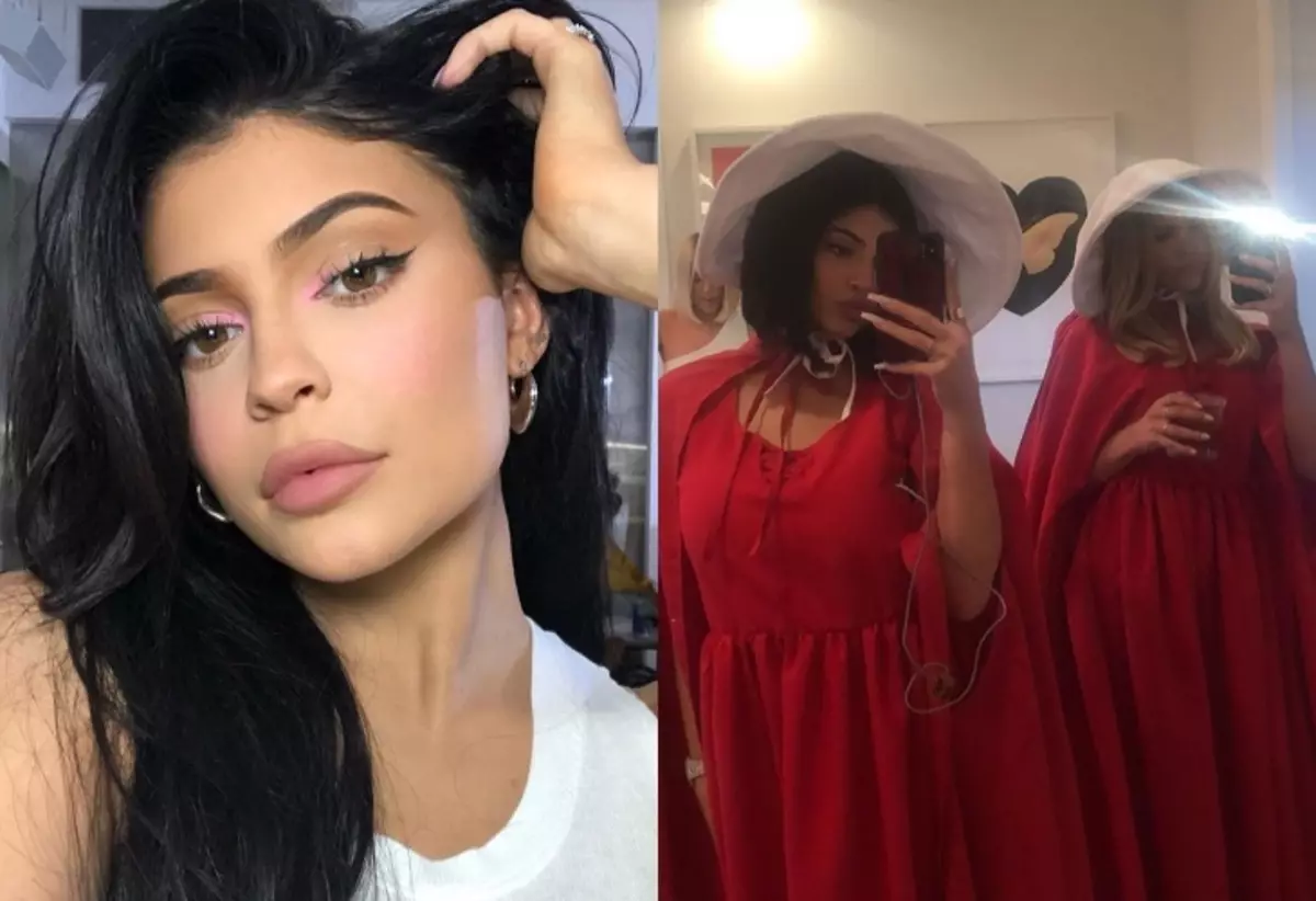 Trefnodd Kylie Jenner barti yn arddull "Stori Major" a Glamed Fans