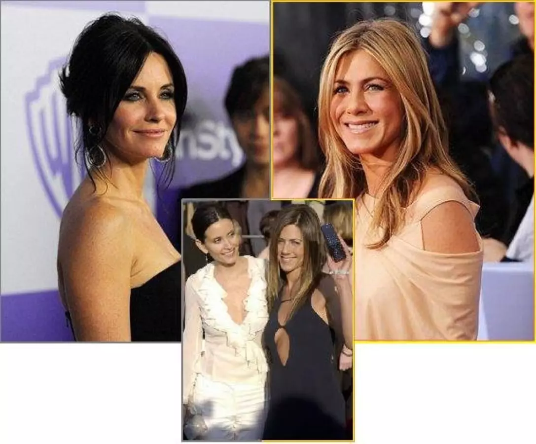 In de schaduw van de zon: Courtney Coke en Jennifer Aniston