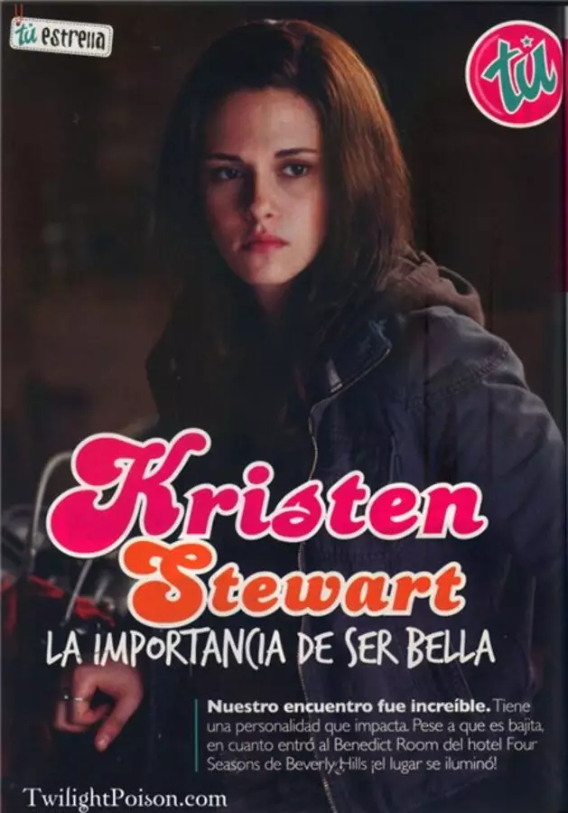 Onderhoud Kristen Stewart vir Franse TU MAG