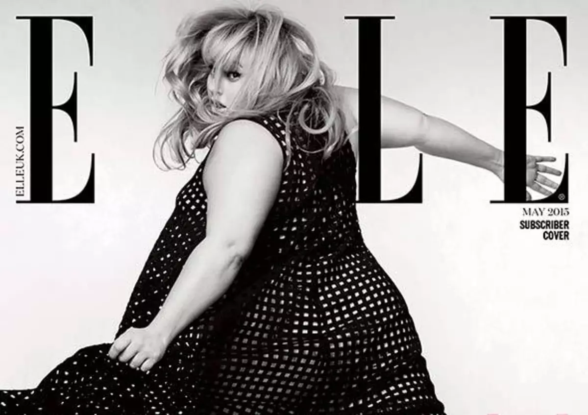 Rebel Wilson in Elle UK magazine. May 2015.