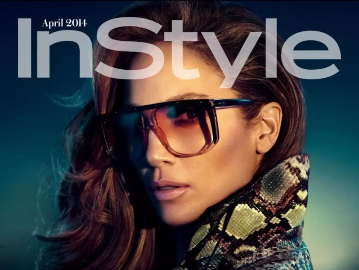 Jennifer Lopez v časopise Instyle. Apríl 2014.