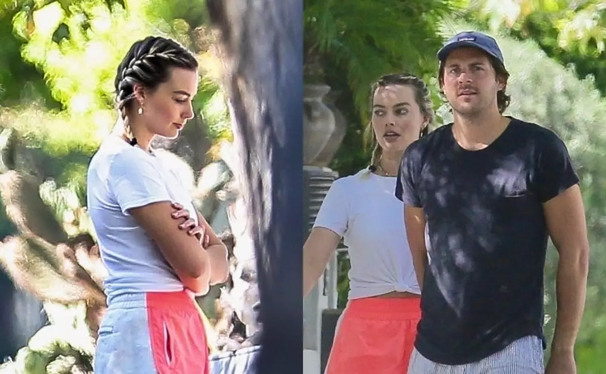 Foto: Margo Robbie a passejar amb el seu marit a Los Angeles