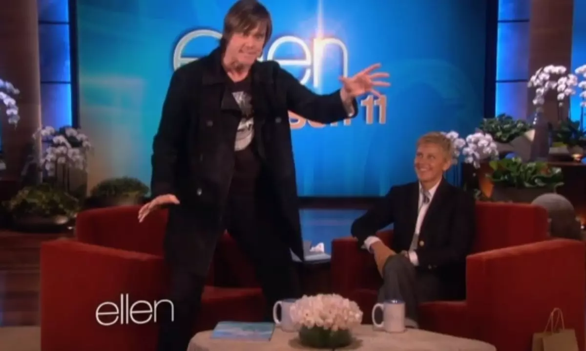 Jim Kerry no show Ellen Degensheres