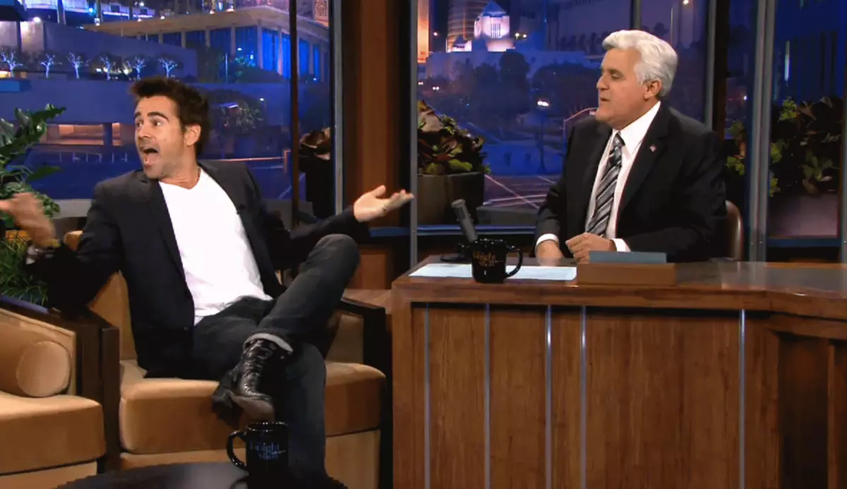 Colin Farrell Jay Leno