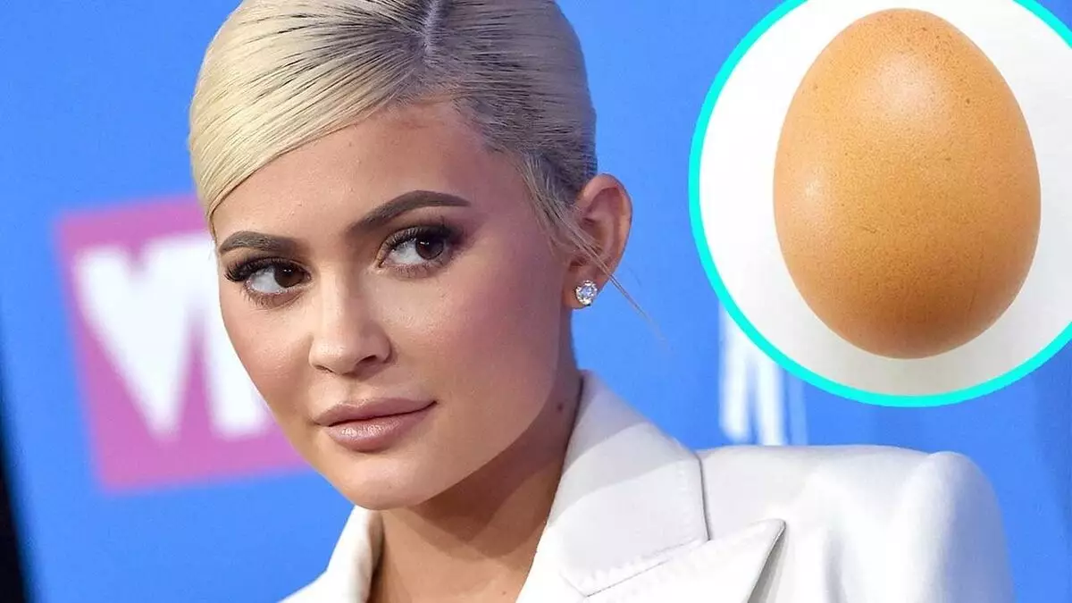 Hình ảnh trứng gà thông thường đã phá vỡ một kỷ lục Kylie Jenner