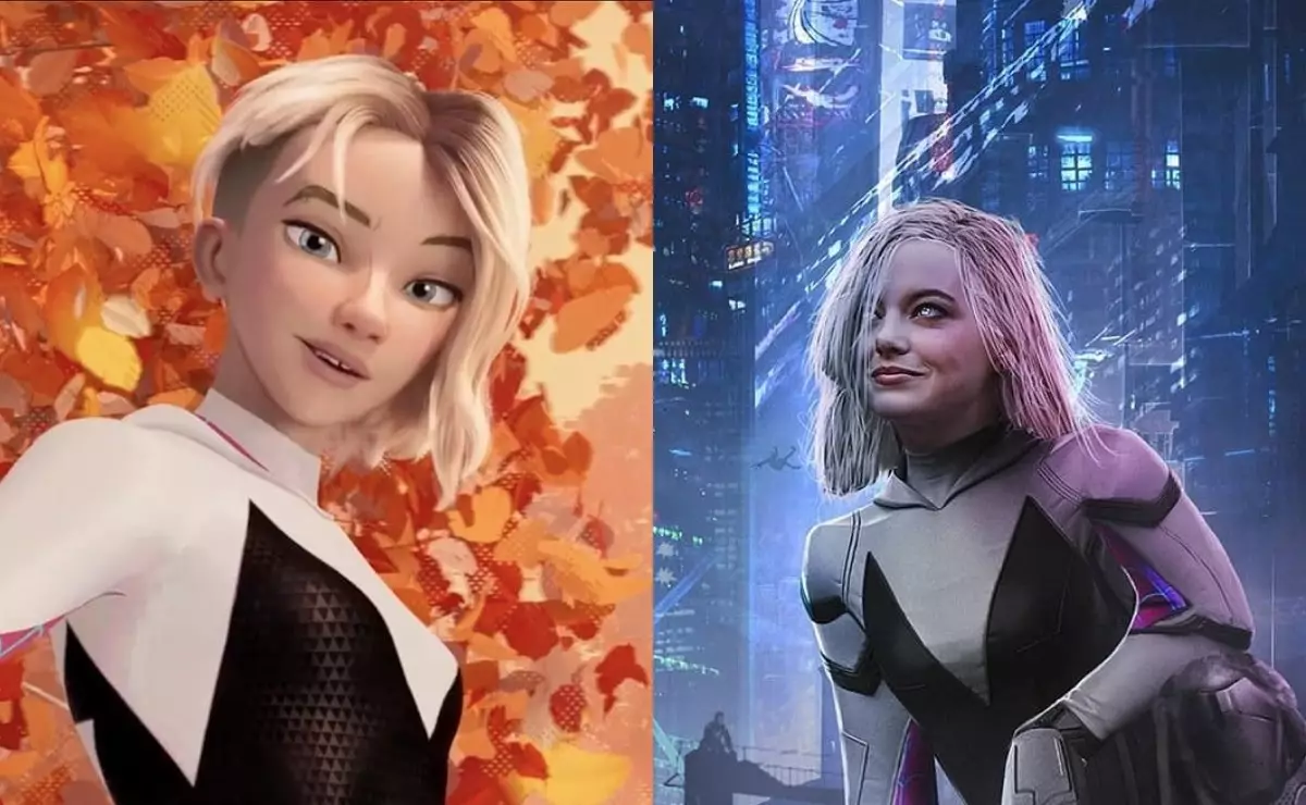 Emma Stone va mostrar a la imatge de Gwen-Spider