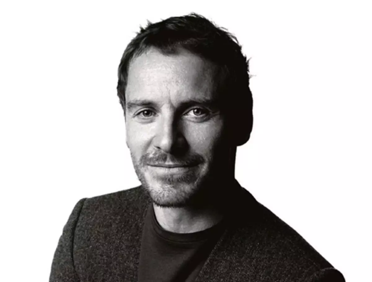 Michael Fassbender in Elle UK magazine. December 2013